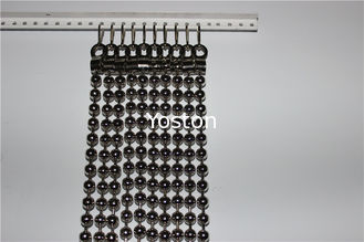 CINA Putaran Bola Wire Mesh Curtain Steel Kekuatan Tarik Tinggi Dekorasi Interior pemasok