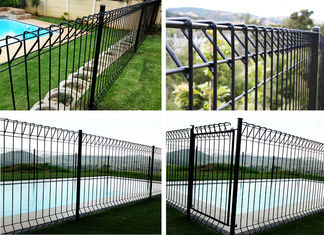 CINA Brc Galvanized Steel Mesh Fence Panels, Berat Gauge Dilas Wire Fence Panels pemasok