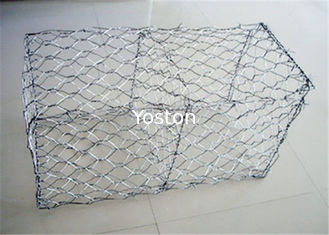 CINA Hexagonal 2m Galvanized Gabion Boxes Wire Mesh Baskets Walls Hot Dipped pemasok