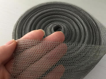 Stainless steel mesh filter rajutan