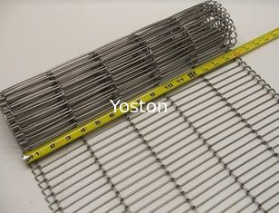 CINA Anti - Korosi Wire Mesh Conveyor Belt Kekuatan Tarik Tinggi Mudah Dibersihkan pemasok