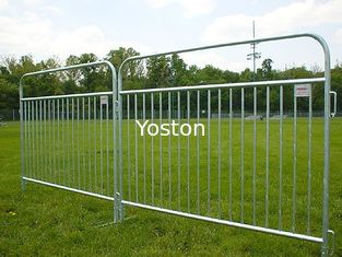 Cina Pedestrian Barricade Temporary Fencing Barrier, Galvanized Steel Welded Wire Fence pemasok