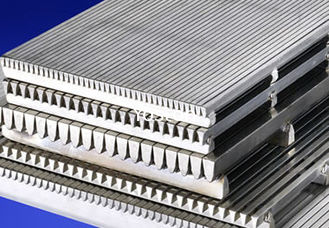 CINA Stainless Steel 316 Wedge Wire Filter Layar V Berbentuk Profil Area Terbuka Tinggi pemasok