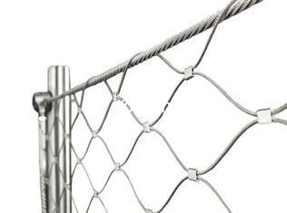 CINA Arsitektur Kabel Fleksibel Mesh SS Wire Rope Struktur Padat Untuk Tangga Balustrade pemasok