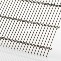 CINA Kabel Aluminium Dilas Kawat Kain, Arsitektur Mesh Panel Logam Fleksibel pemasok