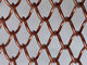 Logam Dekoratif Wire Mesh Curtain Warna Kuningan Antik Untuk Pembatas Ruangan pemasok
