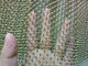 Tahan Api Wire Mesh Curtain Chain Link Fabrics Coil Drapery Decorative pemasok