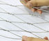 Rhombus Stainless Steel Cable Netting, Bird Aviary Steel Cable Mesh Tidak Beracun pemasok