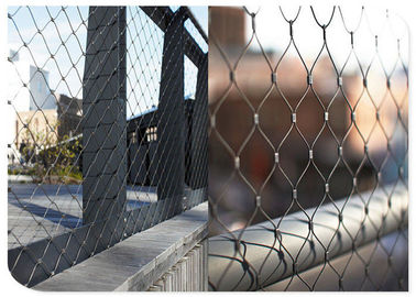 Cina Kandang Hewan Fleksibel Stainless Steel Wire Mesh Tangan Woven Cable Untuk Kebun Binatang pabrik