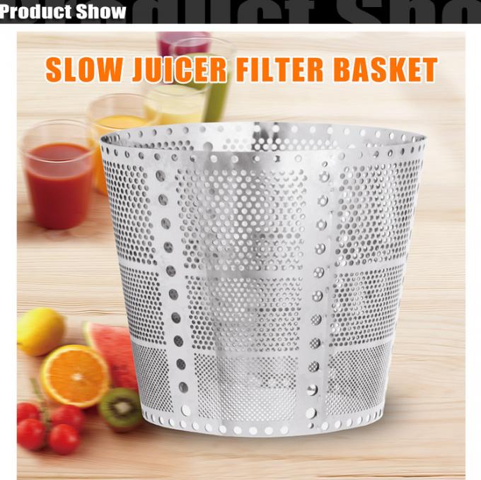 Stainless steel Slow Juice Blender bagian mesin juicer mesh filter